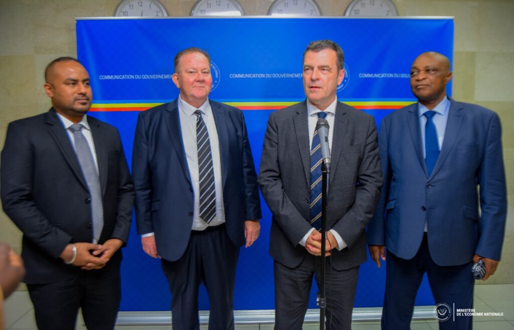 Roland Decorvet (third from Left) officially announces ATA's majority stake in Pharmakina
